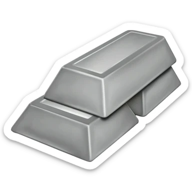 Silver bars sticker