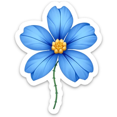 Une fleure bleue fannee comme ça : 🥀 sticker