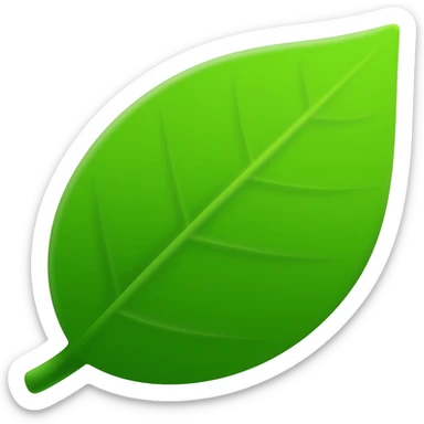 Just Only green colour image sticker