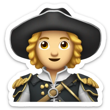 musketeer sticker
