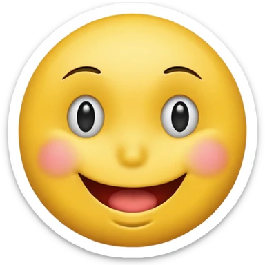 gossiping smiley face sticker