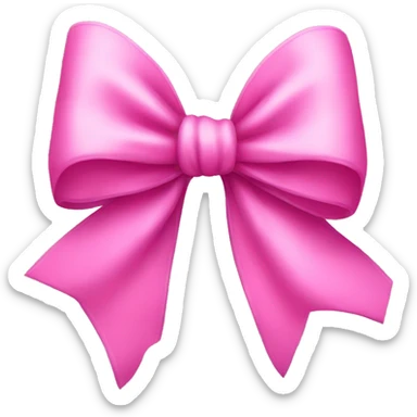 Big pink bow sticker