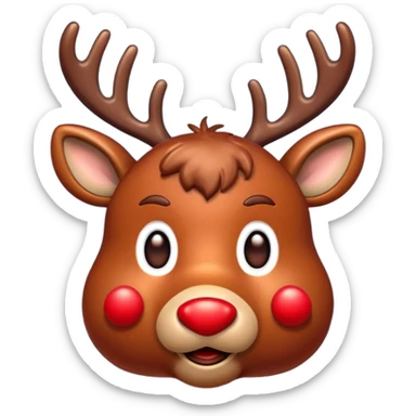 Rudolph sticker