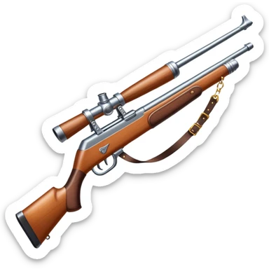 A color guard rifle  sticker