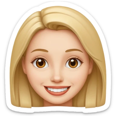 jolie emoji sticker