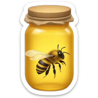 jar of bees sticker