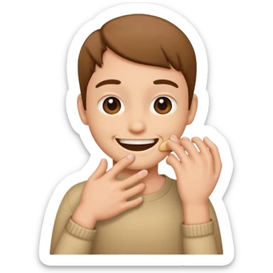 crash out pretending to choke emoji sticker