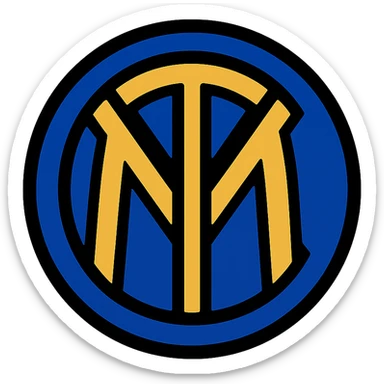 Inter Milan football club logo sticker