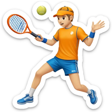 Padel smash sticker