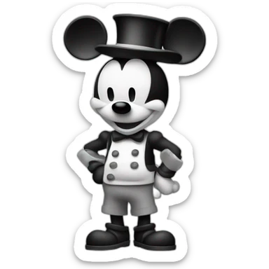 steamboat willie sticker