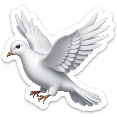 Dove symbol sticker
