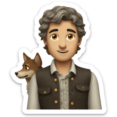 Peter and the wolf sticker