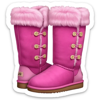 Pink uggs sticker