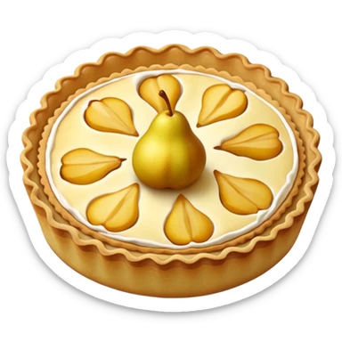 une tarte aux poire sticker