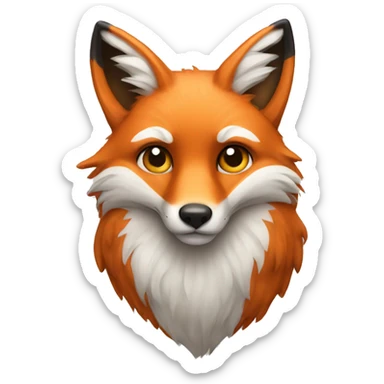 Fox sticker