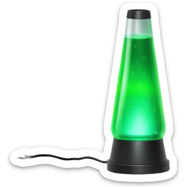 green lava lamp sticker