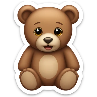 teddy bear sticker