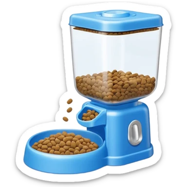 dog food dispenser sticker