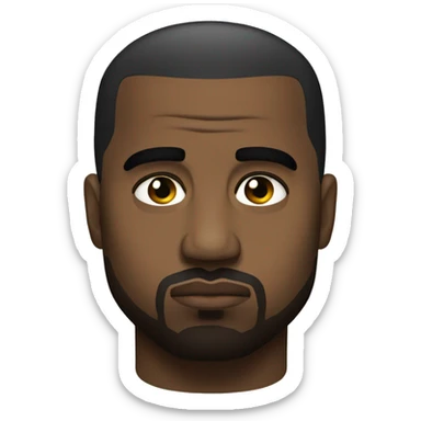 Really sad kanye west sticker