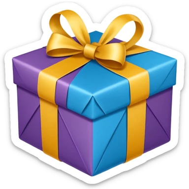 Christmas presents sticker