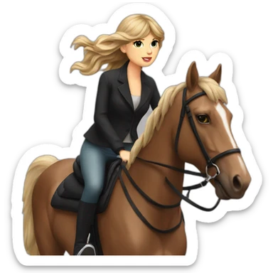 taylor-swift-riding-bbc sticker