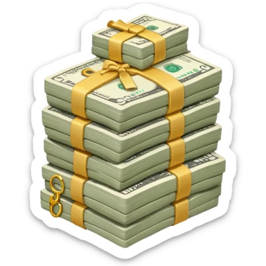 wifi cash stack sticker