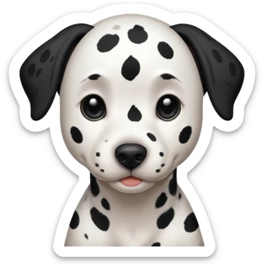 Dalmatian dog sticker