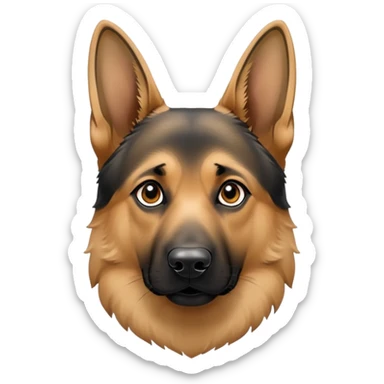 German Shepard  sticker