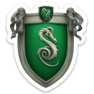 Slytherin House Crest sticker