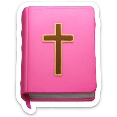 Pink bible  sticker