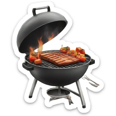 barbecue sticker