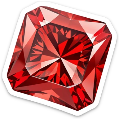 Red diamond with "RED" written on its front sticker