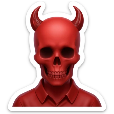 the devil and death sticker