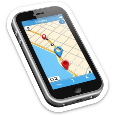 create a realistic device to track your package like a map sticker