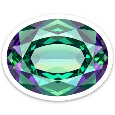 Alexandrite Gem Stone sticker