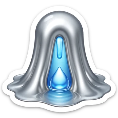 molten aluminum liquid sticker