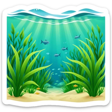 Seagrass Meadow sticker