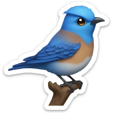 Mystic bluebird  sticker