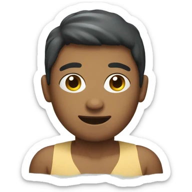 armless person swimming sticker