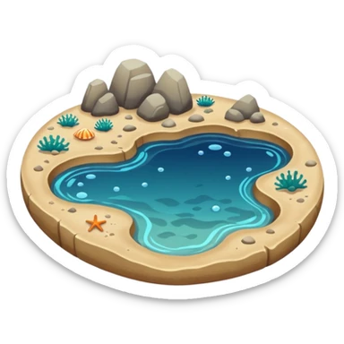 Tide pool sticker