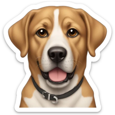 Perro Stanford sin mancha sticker