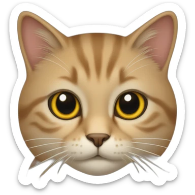 gato gracioso sticker