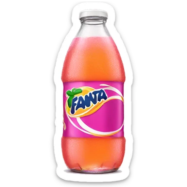 pink fanta sticker