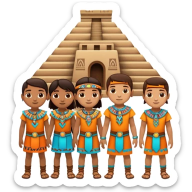aztec school sticker