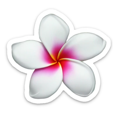 Plumeria  sticker