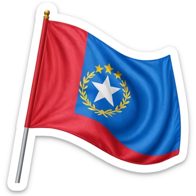 a flag Naples city sticker