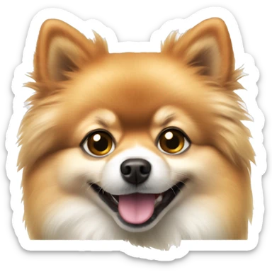 Dog spitz Pomeranian sticker