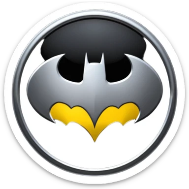 batman logo sticker