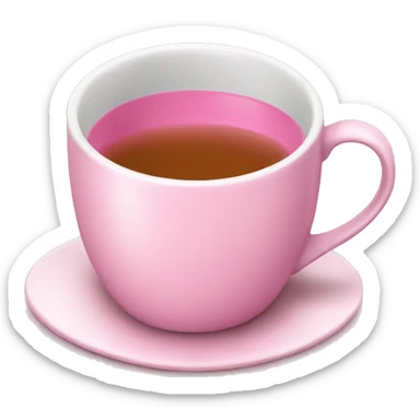 english tea in pink mug sticker
