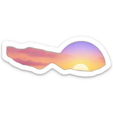 Coucher du soleil sticker